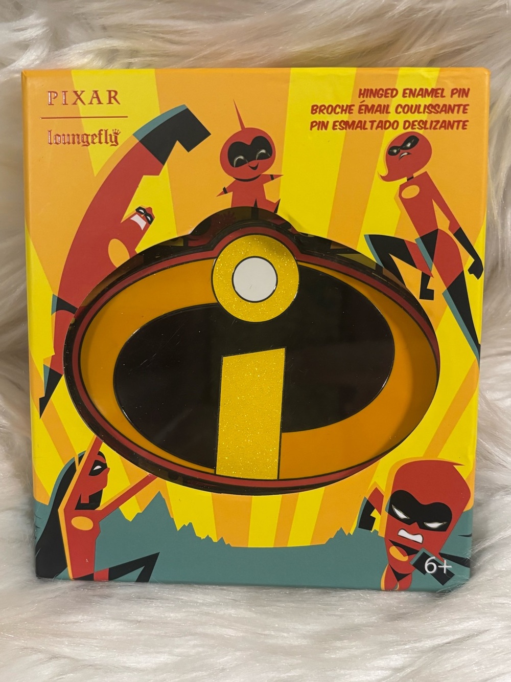 Disney Exclusive The Incredibles 20th Anniversary Hinged Pin LE Of 1000-NIP